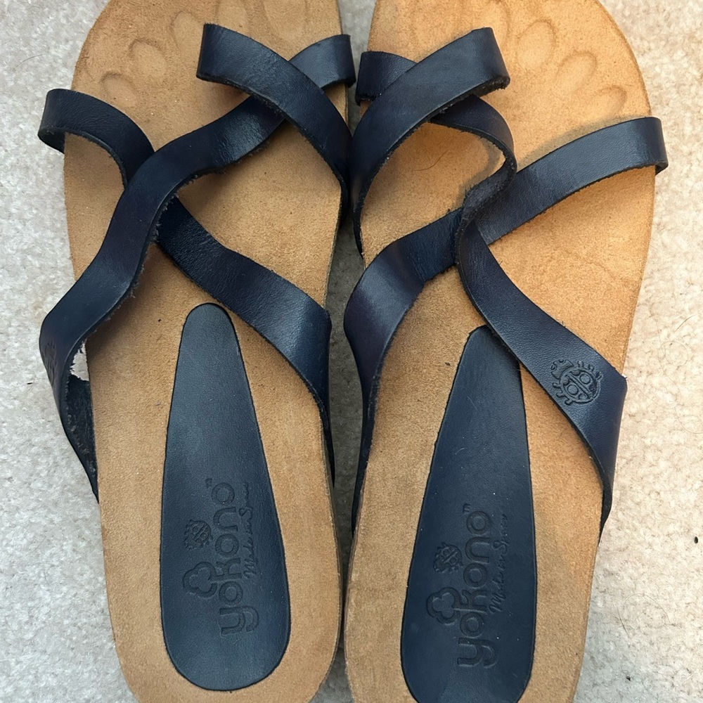 Yokono navy Strappy Sandals
